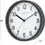 Miniatura: Sterling & Noble Analog Display Quartz Wall Clock 8.78" Diameter, Glass Face-BLK