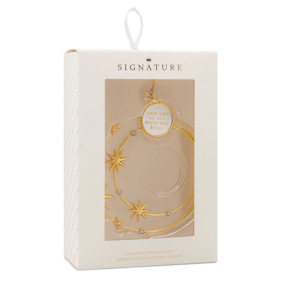 Signature Love You to the Moon Constellation Metal Hallmark Ornament