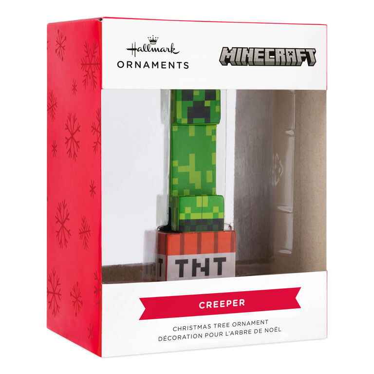 Minecraft Creeper on TNT Hallmark Christmas Ornament