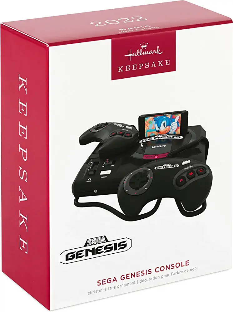 Hallmark Keepsake Christmas Ornament 2022, SEGA Genesis Console, Light and Sound