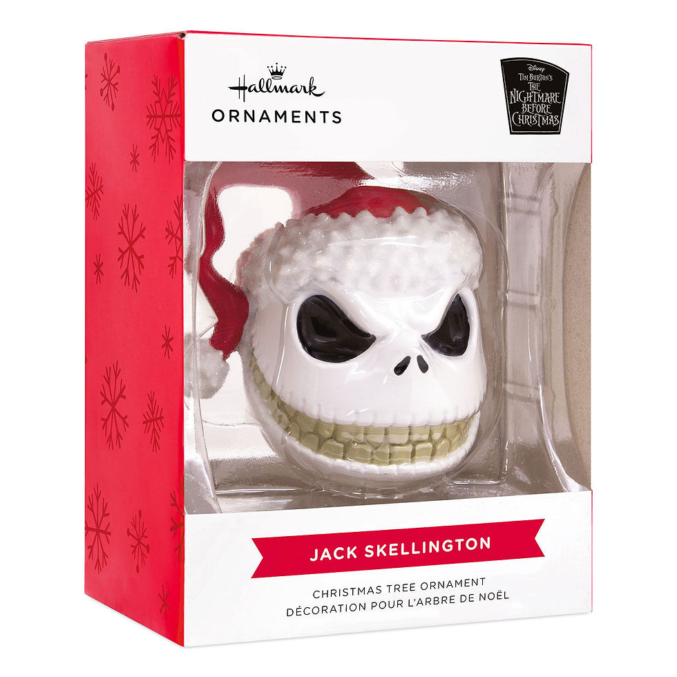The Nightmare Before Christmas Jack Skellington Head Hallmark Ornament