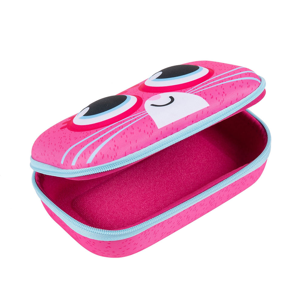Zippered Cat Pencil Case