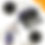 Thumbnail: Kcldeci Howling Wolf Pencil Case, Rainbow Galaxy Forest Pencil Bag Storage Pouch