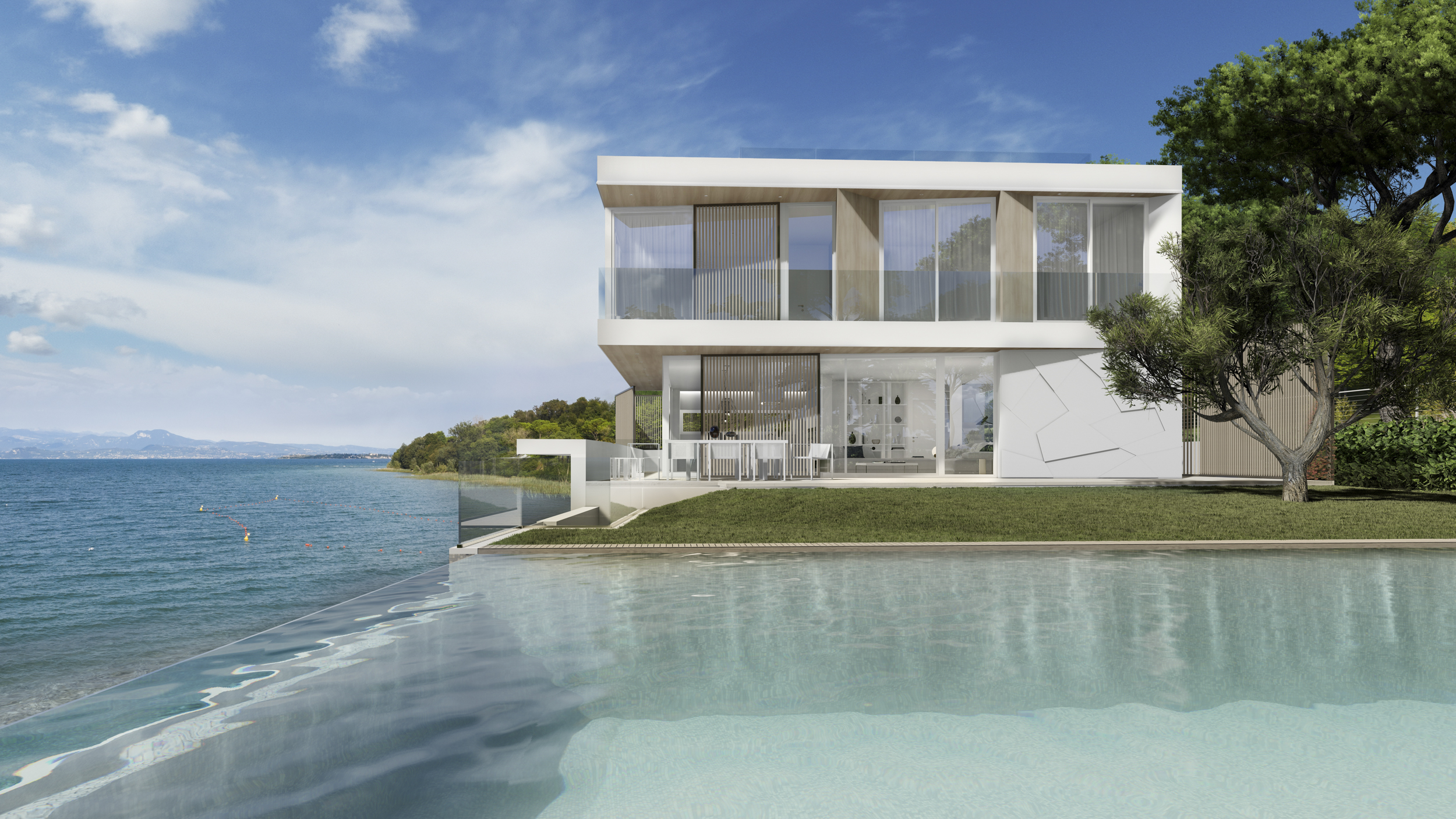 Studio D Architettura Belloni Casello 1901 Villa Sul Lago Di Garda