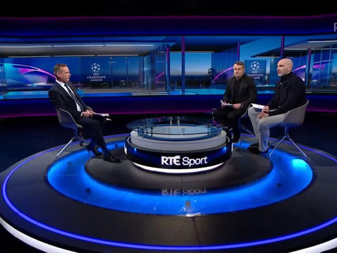 Shay Given on RTE Sport for UCL action