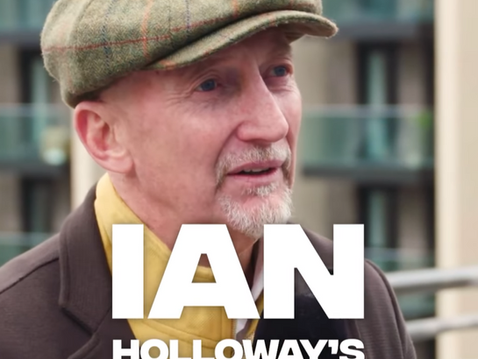 Ian Holloway films at Wembley with Carling and JOE UK