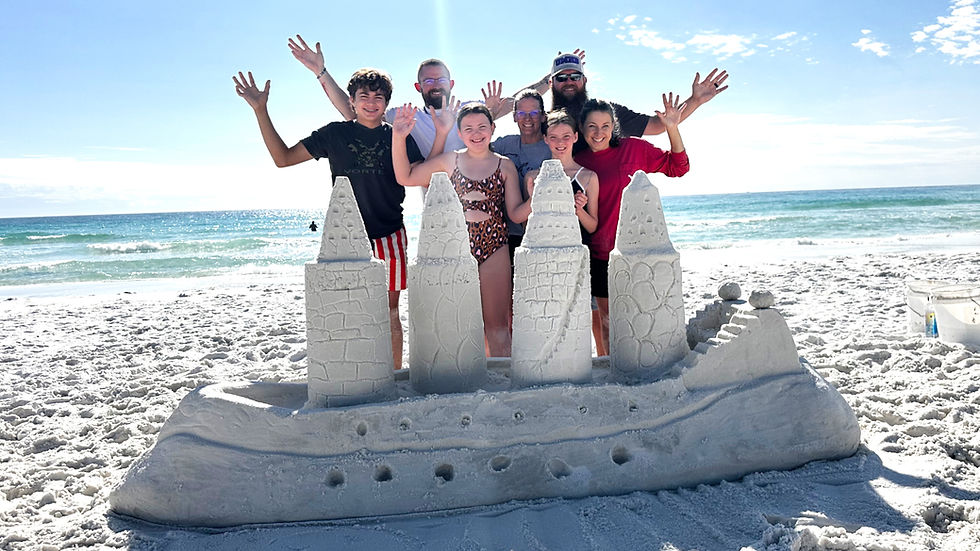 Family fun activities on the beach in Destin Florida