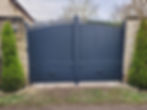 PORTAIL ALUMINIUM PLEIN REF OUISTREH