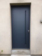 Porte d'entrée Graphite Alu Euradif
