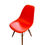 Thumbnail: Red Molded Eames by Herman Miller