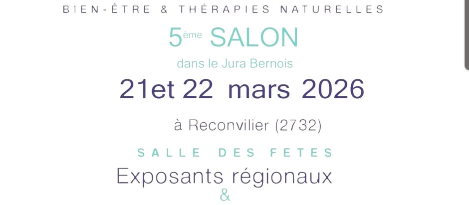 Salon Natur'Être 21 et 22 mars 2026