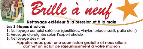 Nettoyage extérieur à la pression et à la main