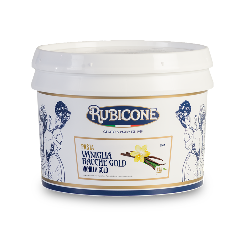 SABOR PARA HELADO PASTA VANIGLIA BACCHE GOLD(2x3Kg)