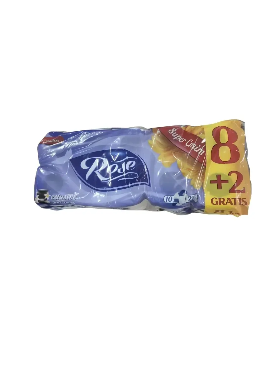 Papel Sanitario Rose – Super Calidad 8 + 2 Gratis