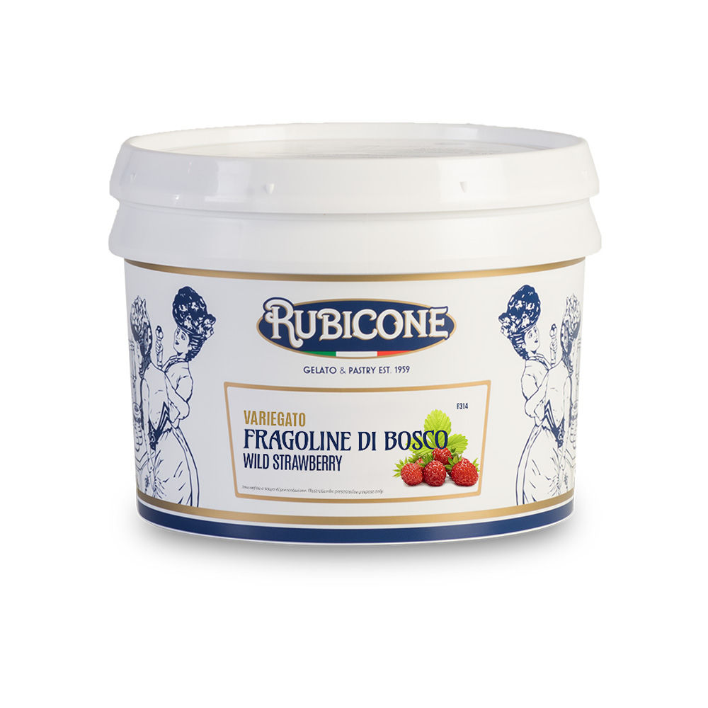 SABOR PARA HELADO VARIEGATO FRAGOLINE DI BOSCO (2x3Kg)