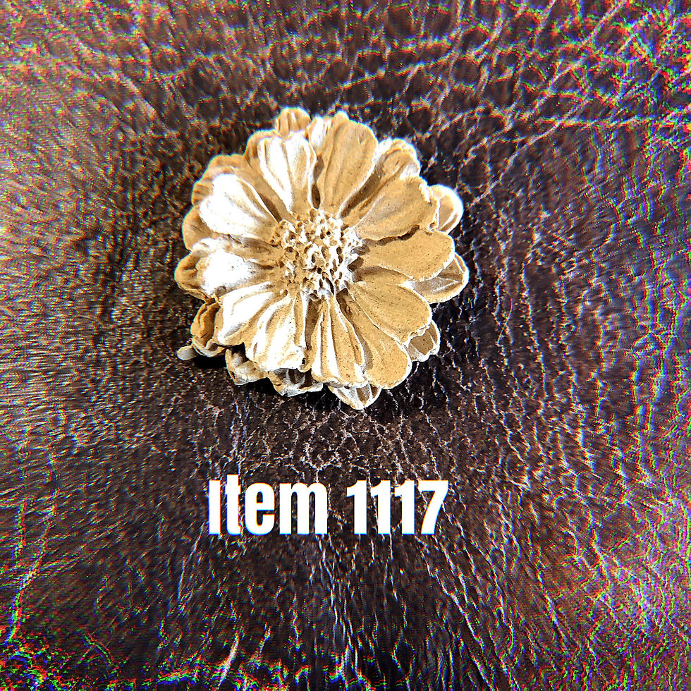 Pack of Five Medium Petalled Flowers WUB item #1117