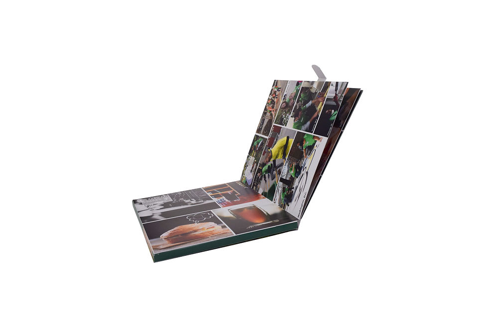 Starbucks Book Open Side View