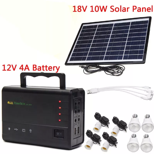 Miniatura: Energia Solar Fotovoltaica Portátil 18v 10w Diversas Aplicações