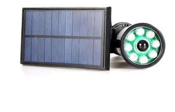 Miniatura: Luminária Energia Solar Câmera Falsa Painel Solar e Sensor de Movimento