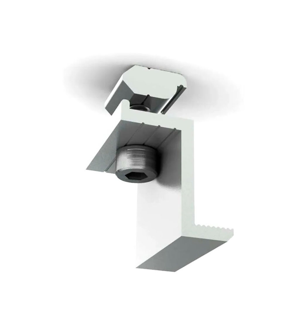 Miniatura: End Clamp Solar Grampo Final Presilha Para Placa Painel Solar