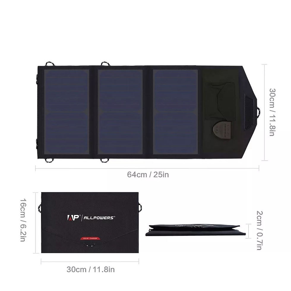 Miniatura: Painel Solar Carregador Painel Solar Dobrável Banco de Energia Solar