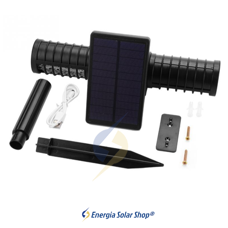 Miniatura: Mata Mosquito Energia Solar Fotovoltaica Jardim À Prova D 'Água Solar