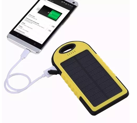 Miniatura: Carregador Celular Solar Usb Portátil Prova D' água Power Bank