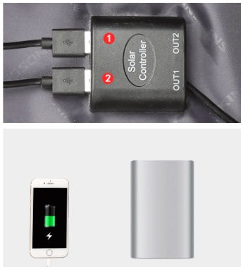 Miniatura: Mochila Energia Solar USB 15.6 Polegada Laptop Viagens de Negócios