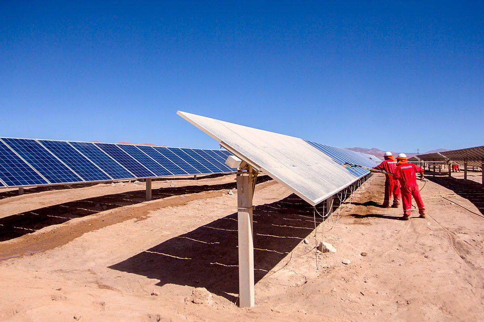 Miniatura: Limpeza Dos Painéis Solares