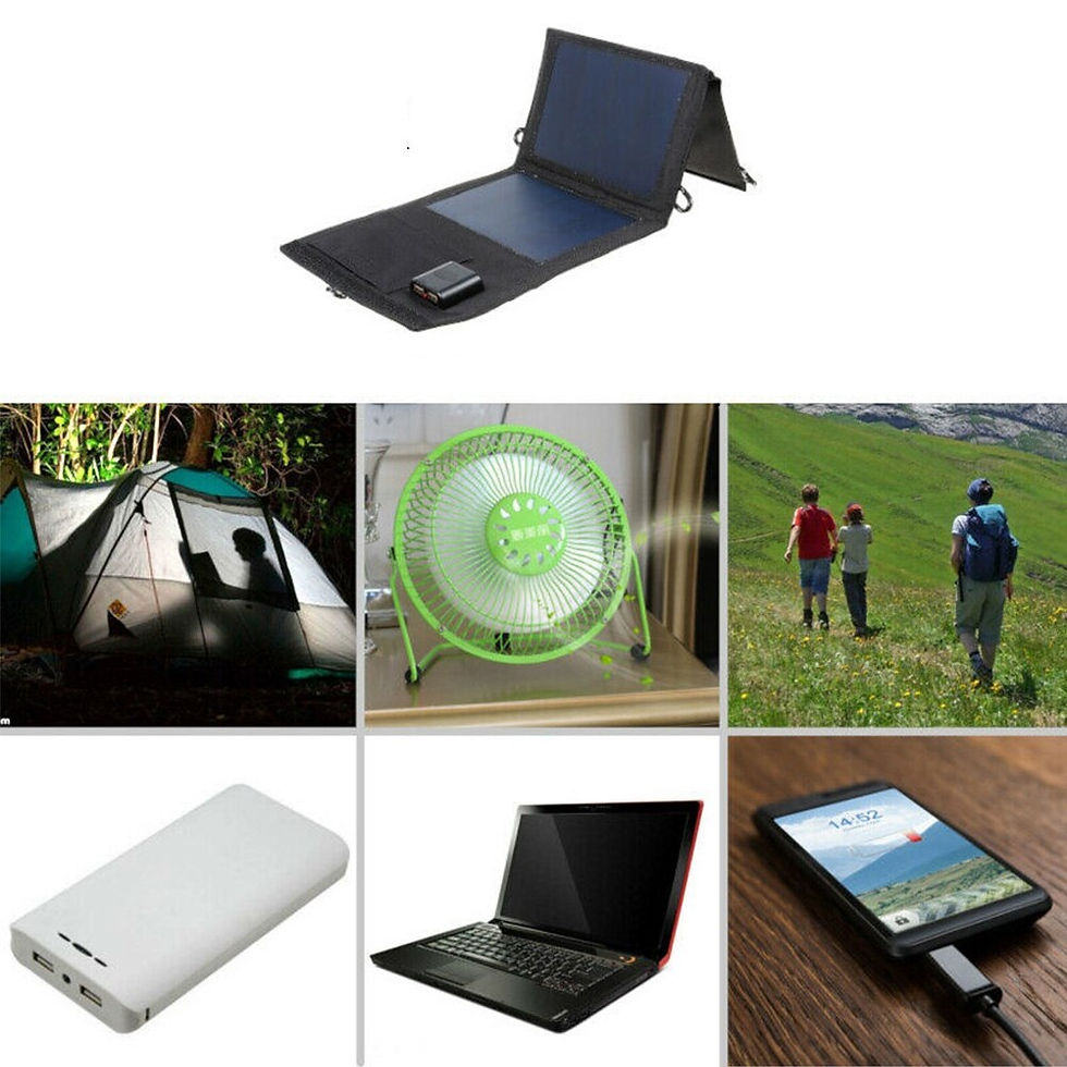 Miniatura: Carregador Solar Painel Solar Dobrável Portátil Dual USB Painel Solar 20w