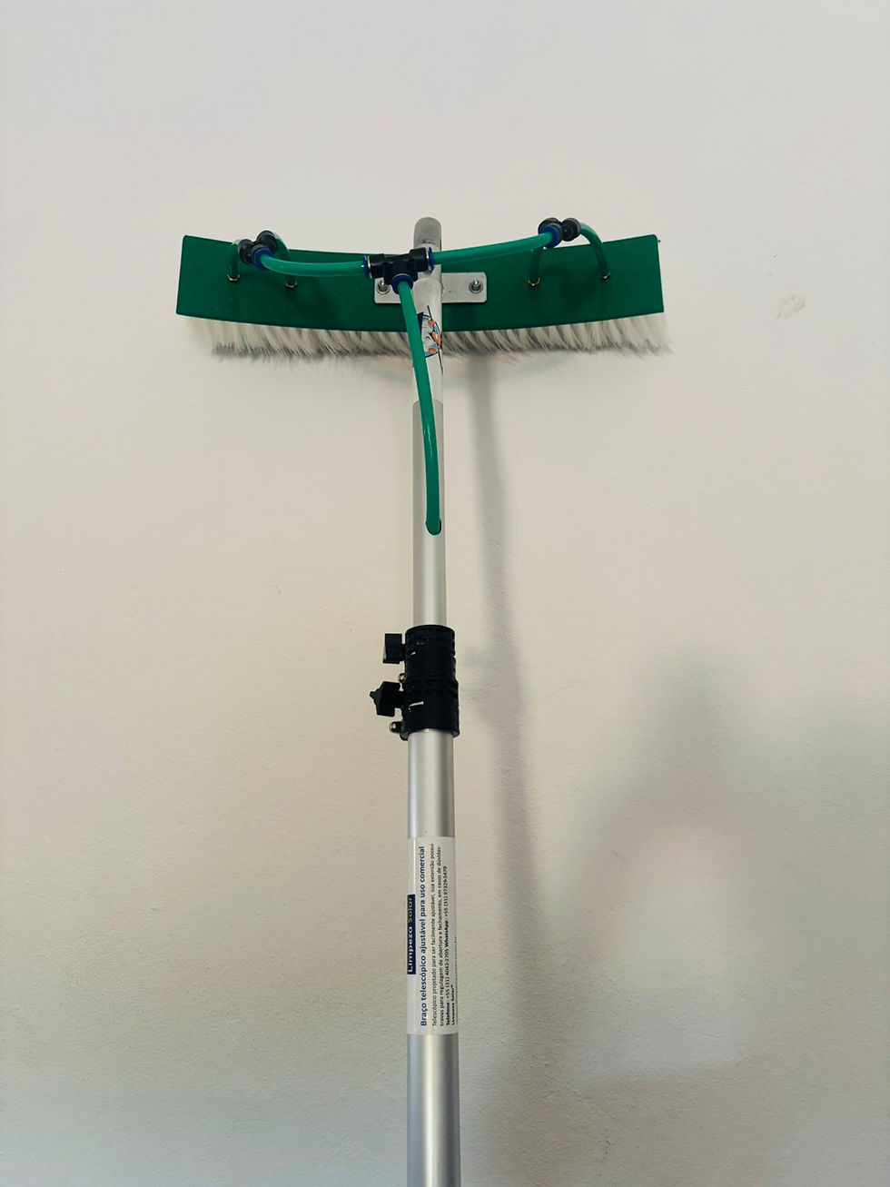 Miniatura: Kit Limpeza Solar Escova 50cm + Lança de 5 Metros + 20m Mangueira e Conexões