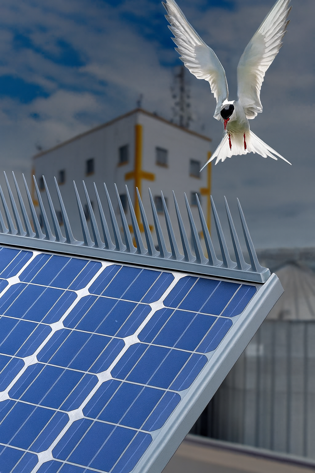 Kit Anti-Pombos para 05 Placas Solares 35 Peças Proteção Múltiplos Encaixe