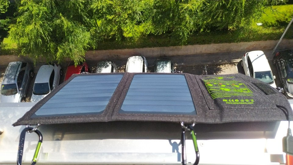 Miniatura: Painel solar carregador de energia solar portátil