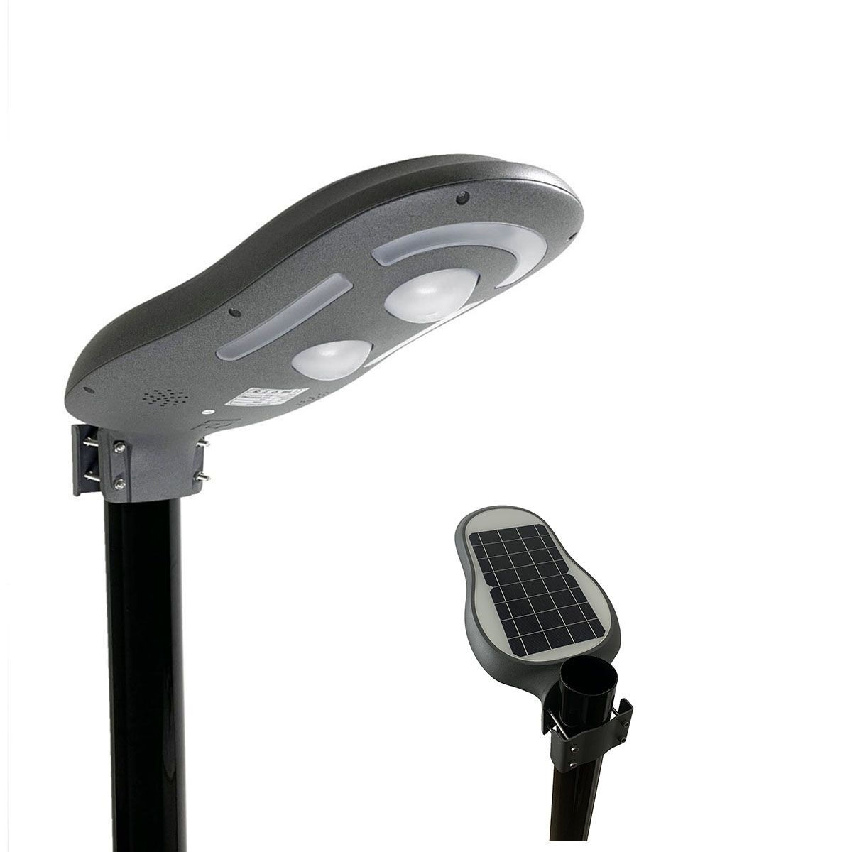 Poste Movido a Energia Solar Equipado com Bluetooth