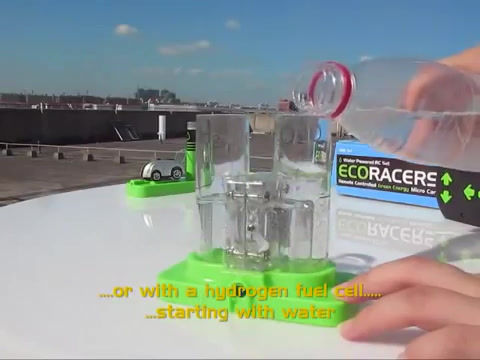 Miniatura: Eco Racer Solar, Carrinho Energia Limpa de Controle Remoto, Kit Brinquedo Solar