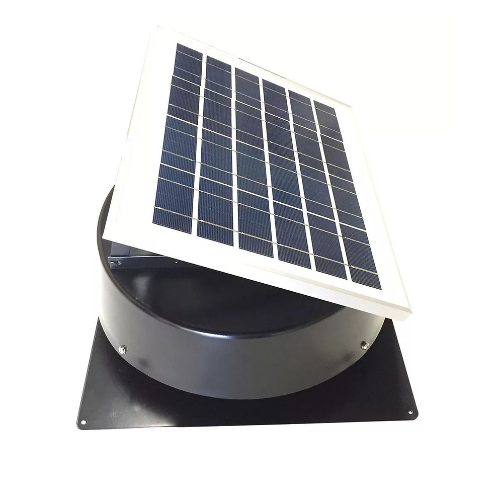 Miniatura: Exaustor Solar ESS 10W Painel Solar Policristalino