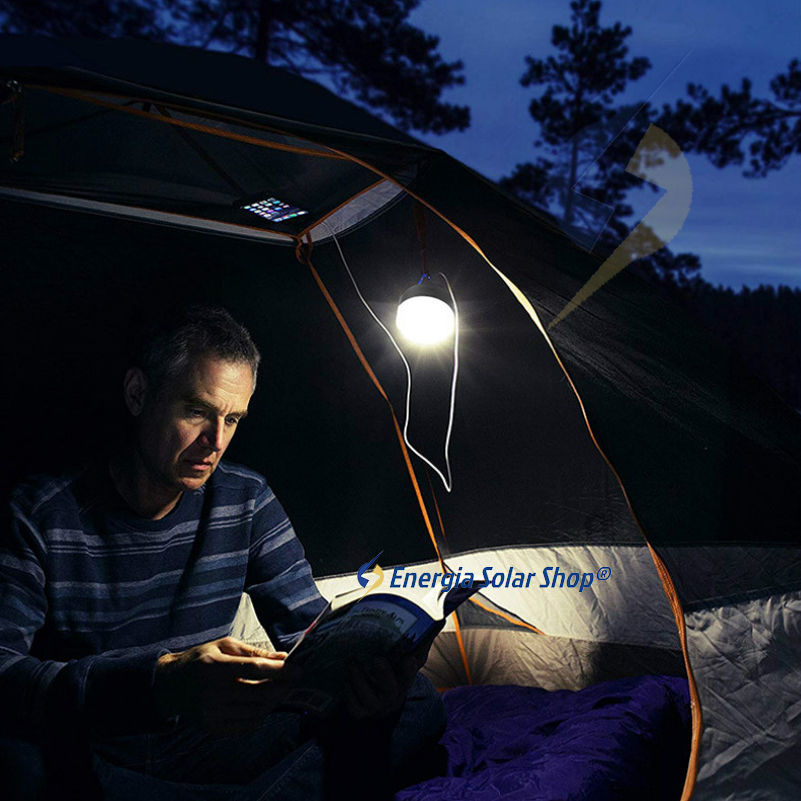 Miniatura: Multi Carregador Solar USB Portátil À Prova D' Água 2000 mAh Energia