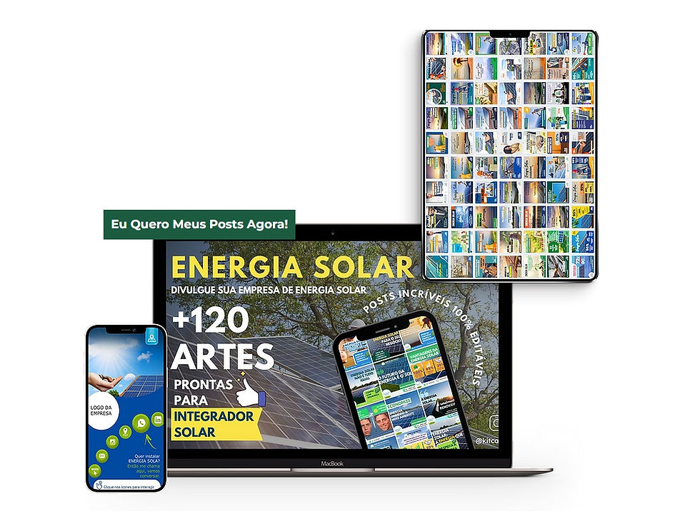 Miniatura: Artes prontas e 100% editáveis para a sua empresa Energia Solar