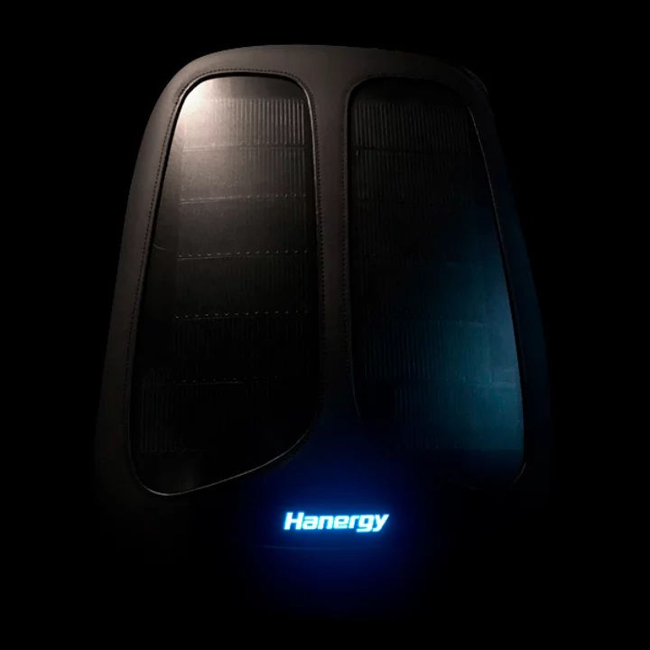 Miniatura: Hanergy Solar Mochila Hanergy Solar Preta com Power Bank USB 5000 mAh