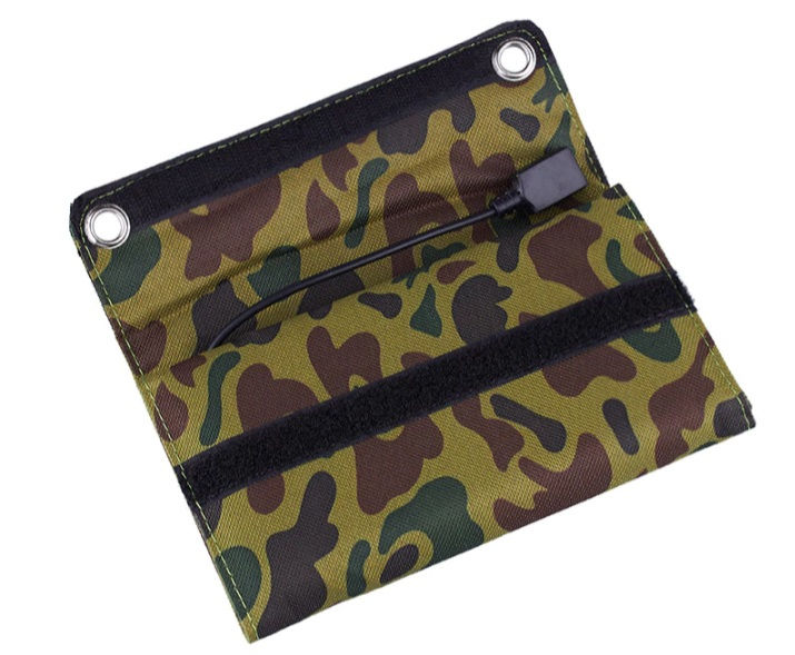 Thumbnail: Carregador Energia Solar Portátil 5v Economia Móvel Painel Solar Dobrável