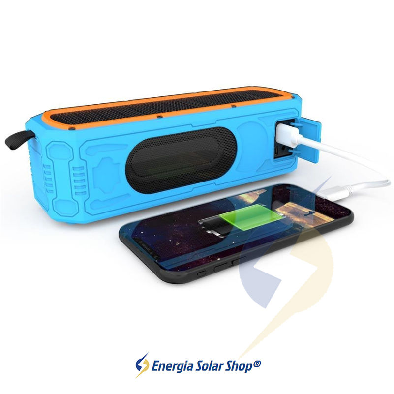 Miniatura: Caixa de Som Solar Bluetooth à prova d água portátil 4400 mah