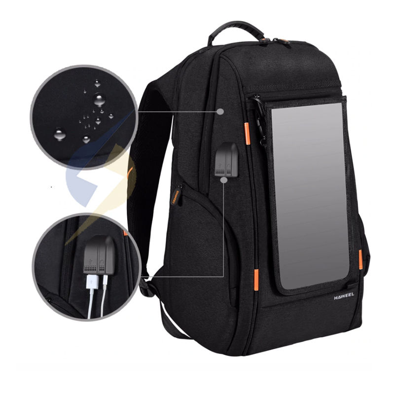 Miniatura: Solar Mochila Energia Solar Design Inovador Placa Solar USB Energia Solar