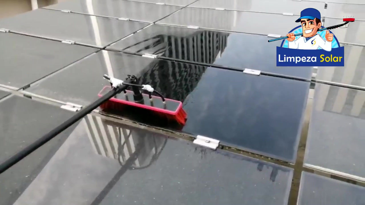 Braço Longo para Limpeza de Placa Solar 9 Metros