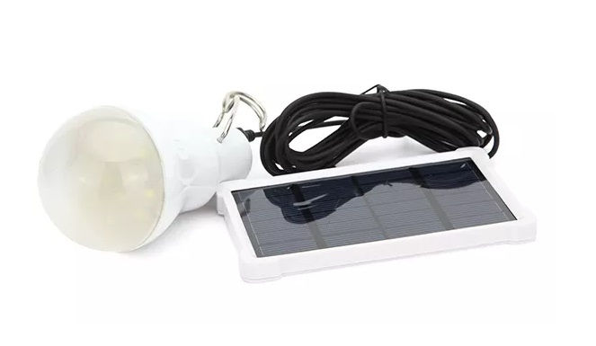 Miniatura: Energia Solar Lâmpada LED Energia Solar + Painel Solar Fotovoltaico