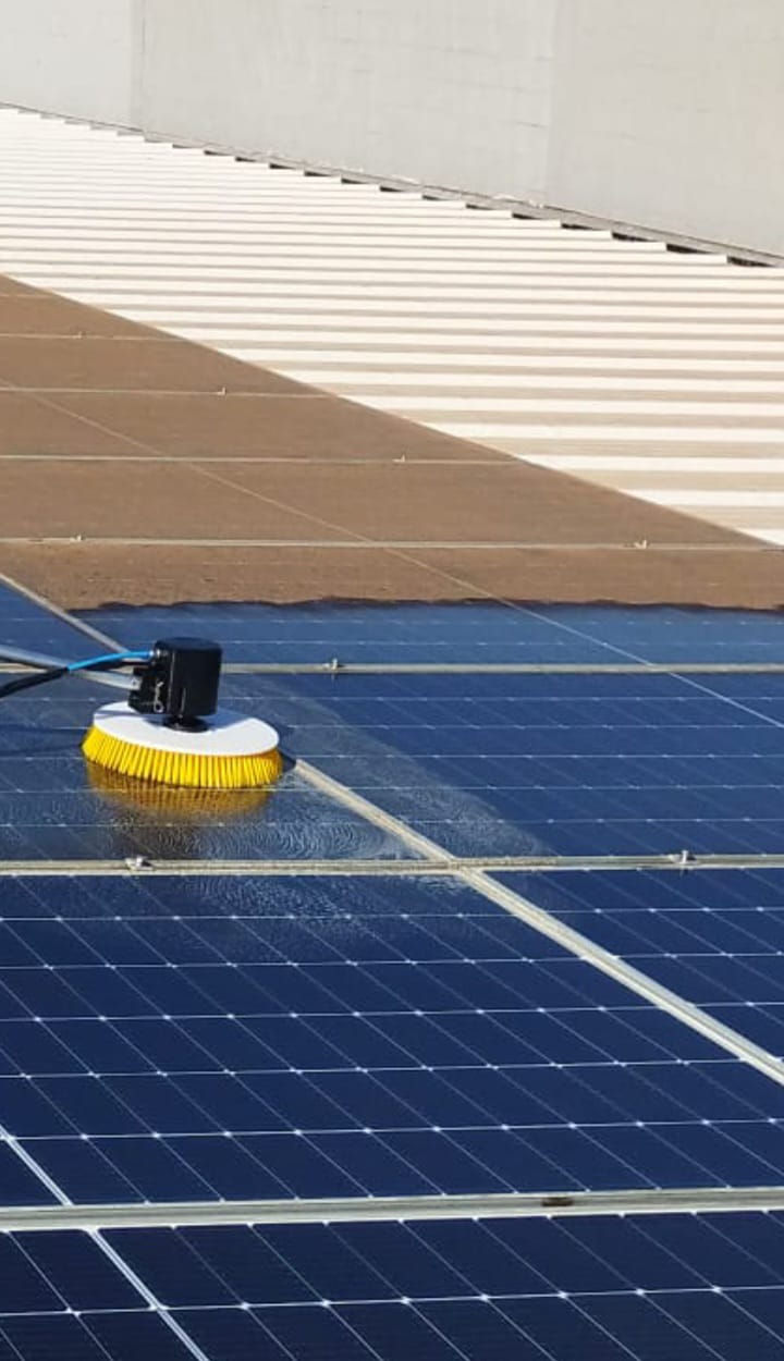 Miniatura: Escovas Giratórias Solares | Escova Para Placa Solar