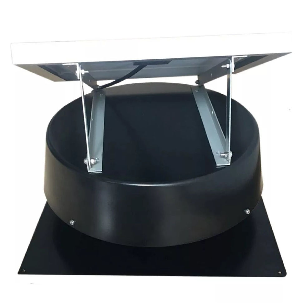 Miniatura: Exaustor Solar ESS 10W Painel Solar Policristalino