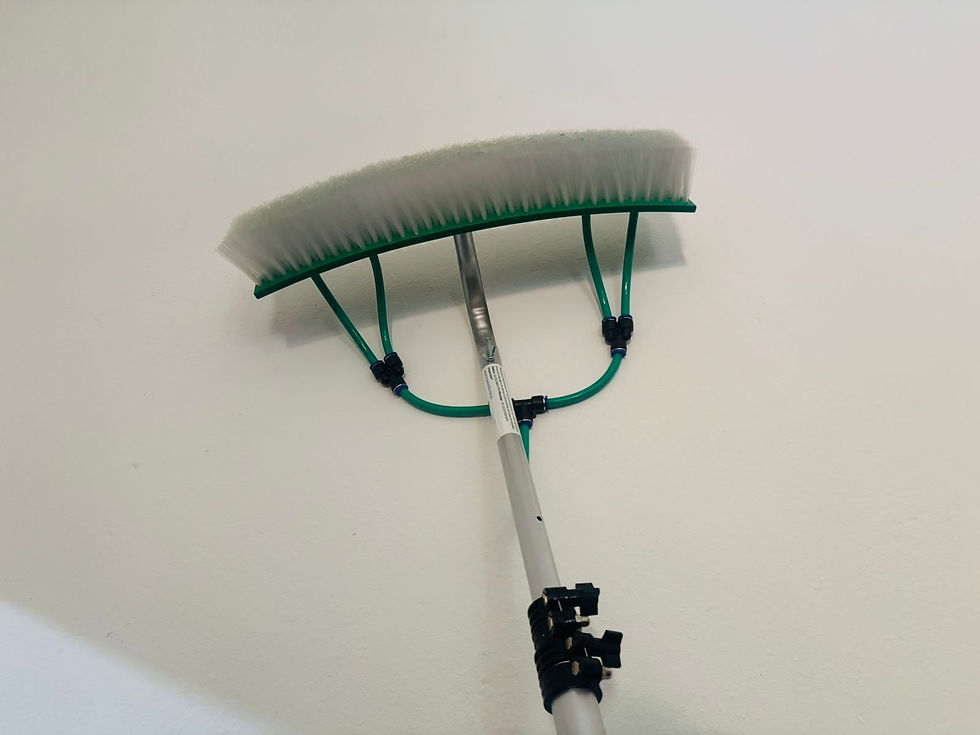 Miniatura: Kit Limpeza Solar Escova 50cm + Lança de 5 Metros + 20m Mangueira e Conexões