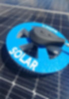 Miniatura: Escova Giratória Limpeza Solar Limpeza de Placa Solar Usina Fotovoltaica