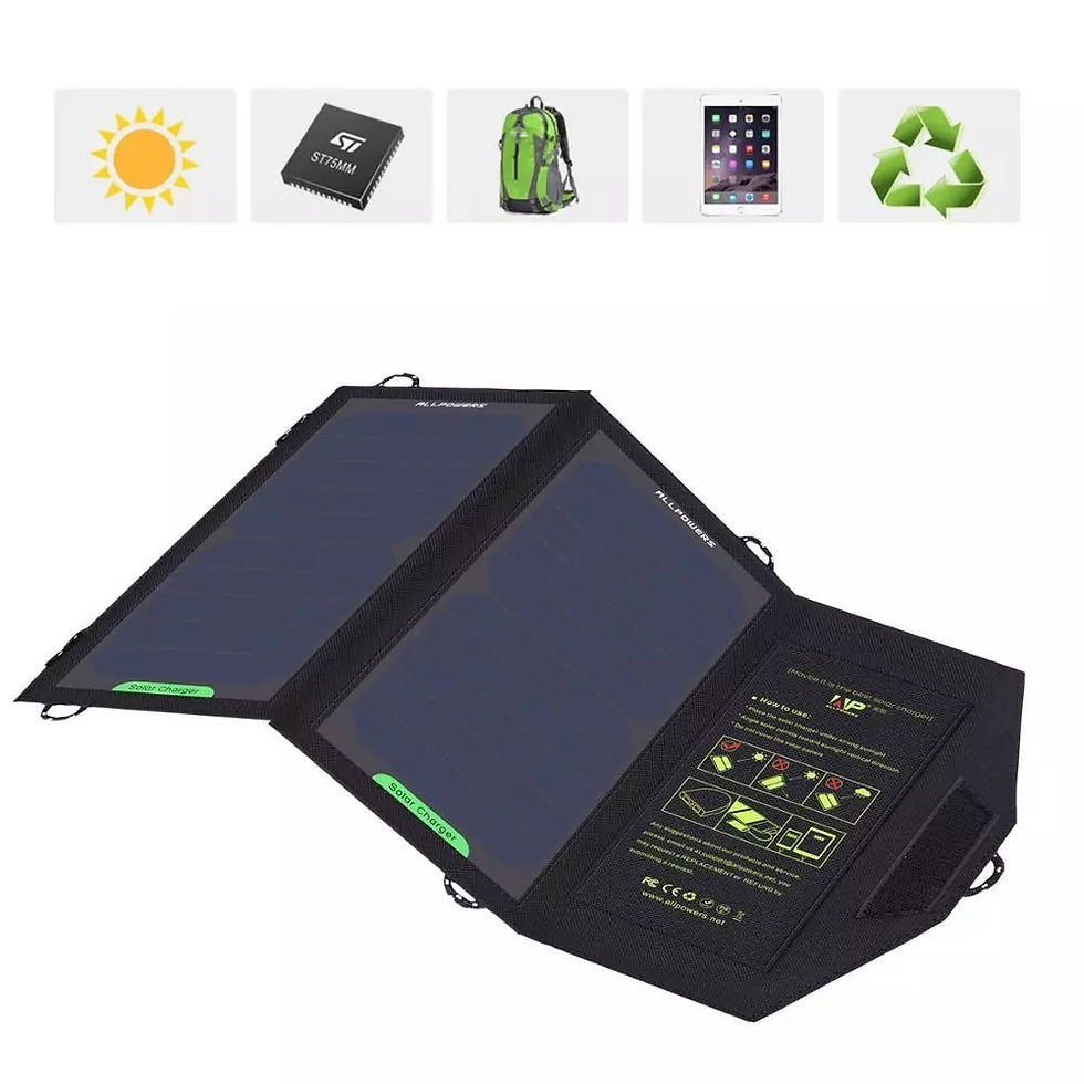 Miniatura: Painel solar carregador de energia solar portátil