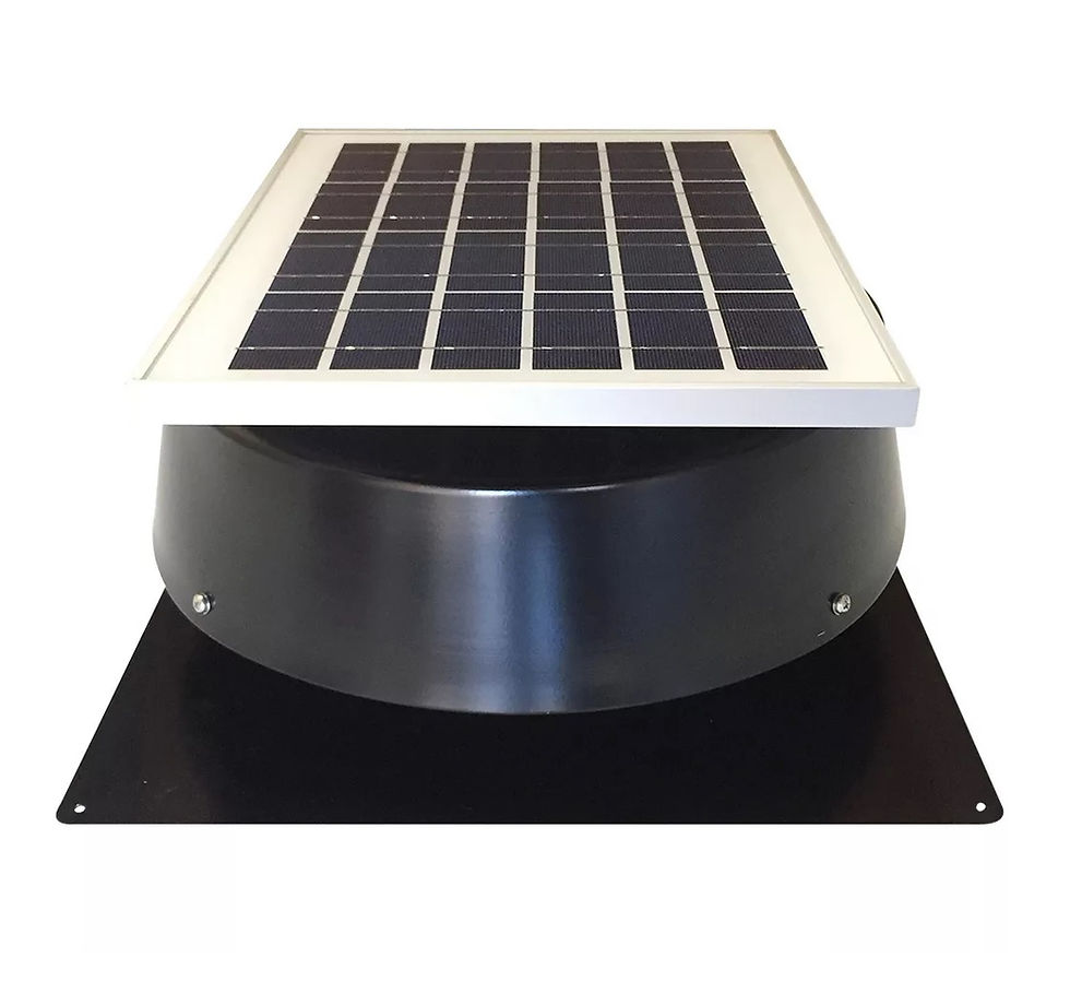 Miniatura: Exaustor Solar ESS 10W Painel Solar Policristalino